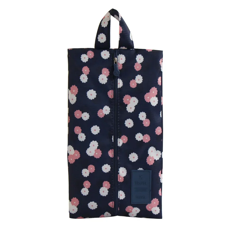 Oxford Shoes Bag Organizer Printing Travel Storage Bags Women Zipper Waterproof Foldable Makeup Pouch 36*20cm | Дом и сад