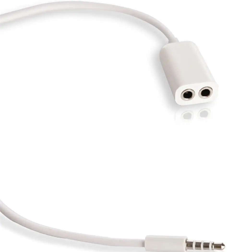 3 5 мм 2 в 1 двойной разъем для наушников сплиттер аудио адаптер кабель передача на