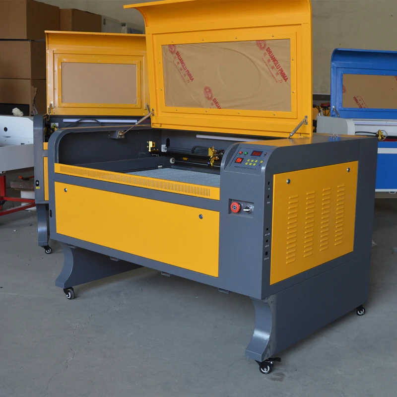 Co2 лазерный гравировальный станок 220 В/110 В режущий diy CNC 100 Вт 6090 станок|Фрезы по