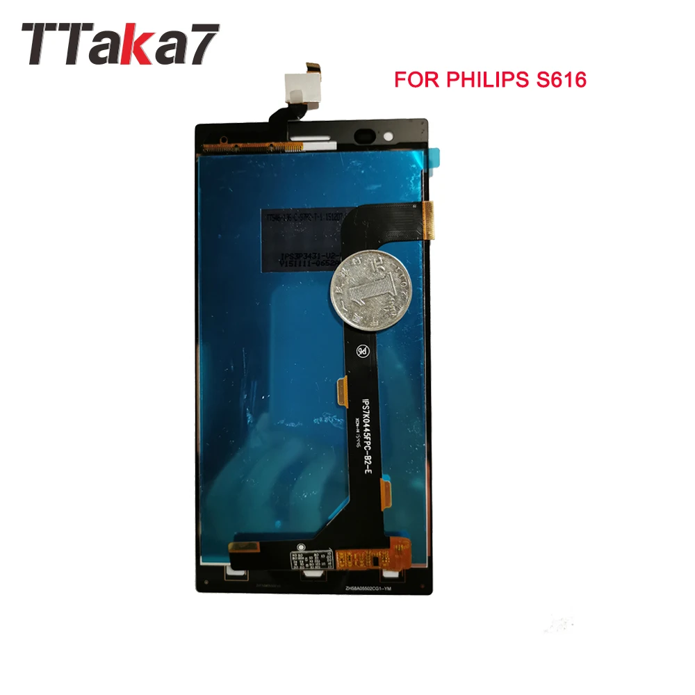 Для philips S616 сменный сенсорный ЖК экран для Xenium дисплей кодирующий