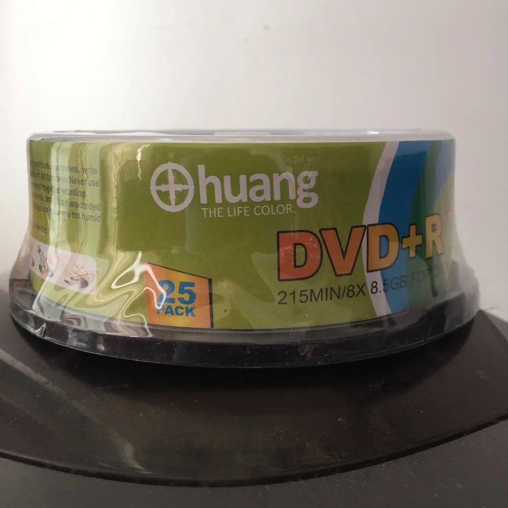10 дисков менее 0.3% уровень дефекта A 8,5 GB пустой dvd с поверхностью, подходящей для печати+ R DL диск