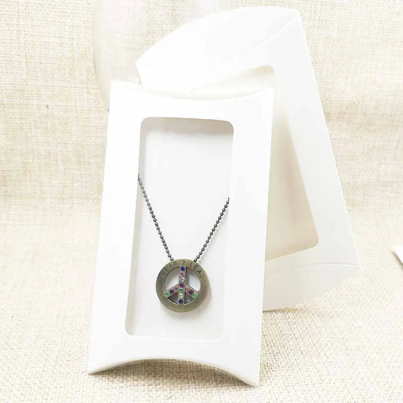 20 шт. белая Подарочная витрина для окна ювелирное ожерелье подушка оконная