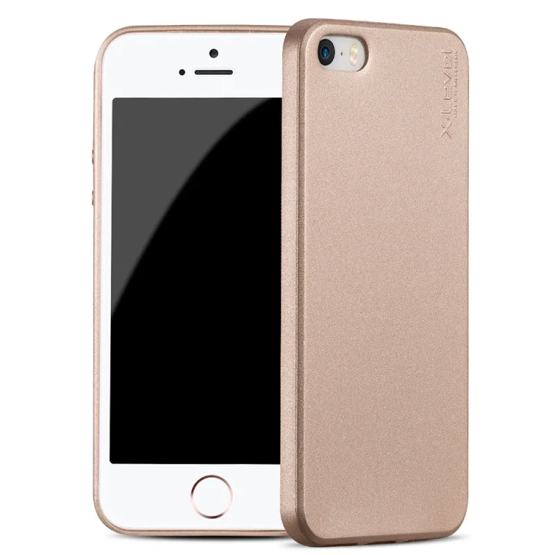 X-Level Guardian Ультратонкий Мягкий матовый чехол из ТПУ для iPhone 5S SE задняя крышка с