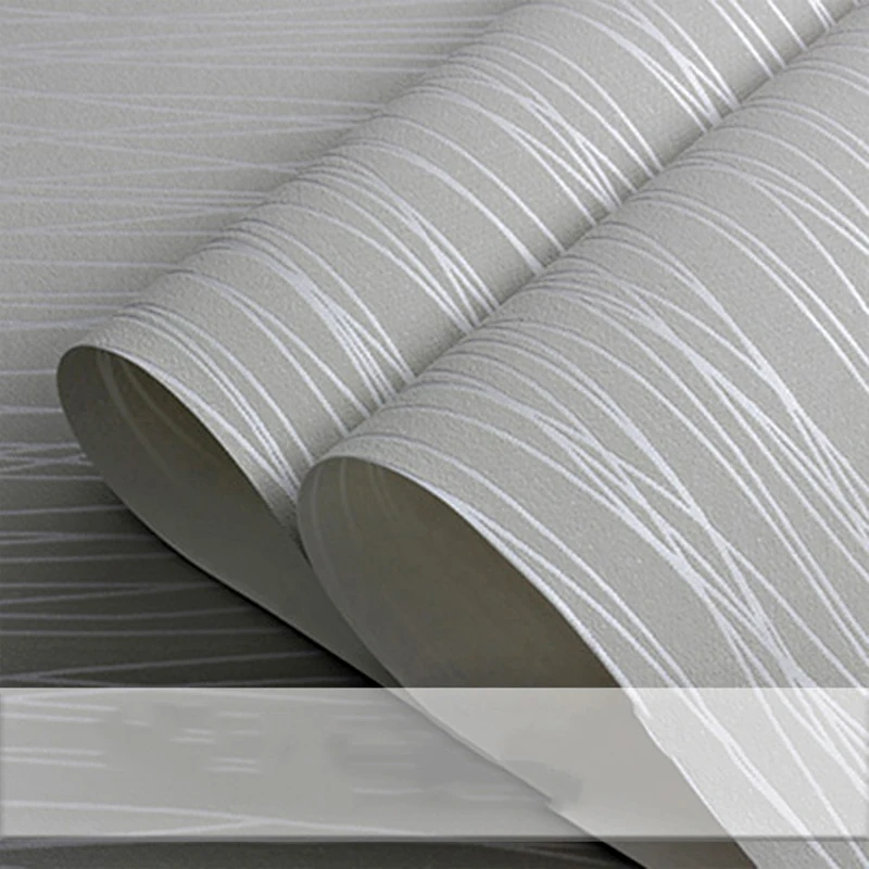 Style 1-Gray 3D Нетканая настенная бумага для домашнего декора, полосатая Современная Настенная бумага в рулоне для гостиной, ТВ, фоновая настенная бумага, декоративная настенная бумага - Цвет: Style 1-Gray