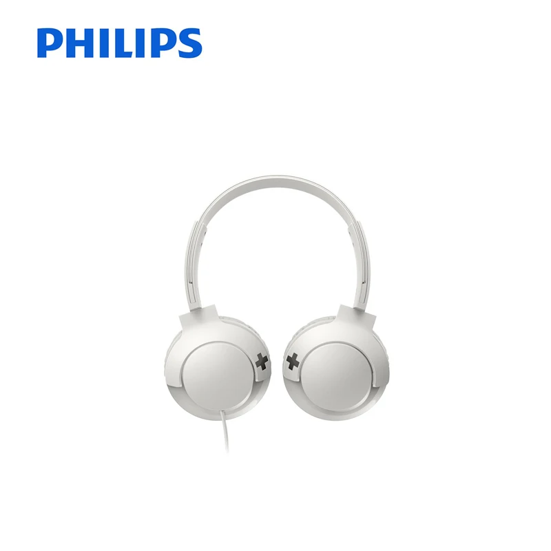 Philips SHL3075 гарнитура профессиональные басы Наушники с проводом управления шум ремень для Galaxy 8 официальный - Цвет: White