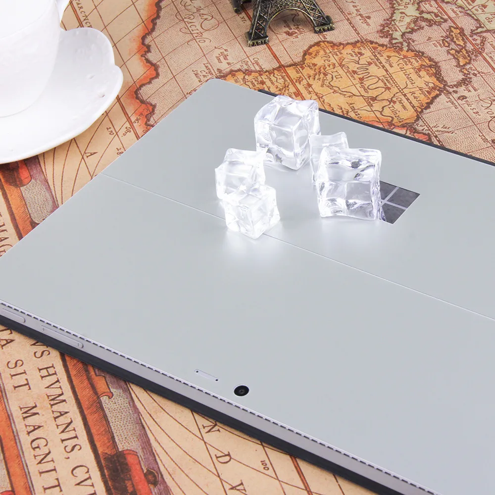 Съемный тонкий стикер для ноутбука Microsoft Surface Pro 4 металлический серый Космический