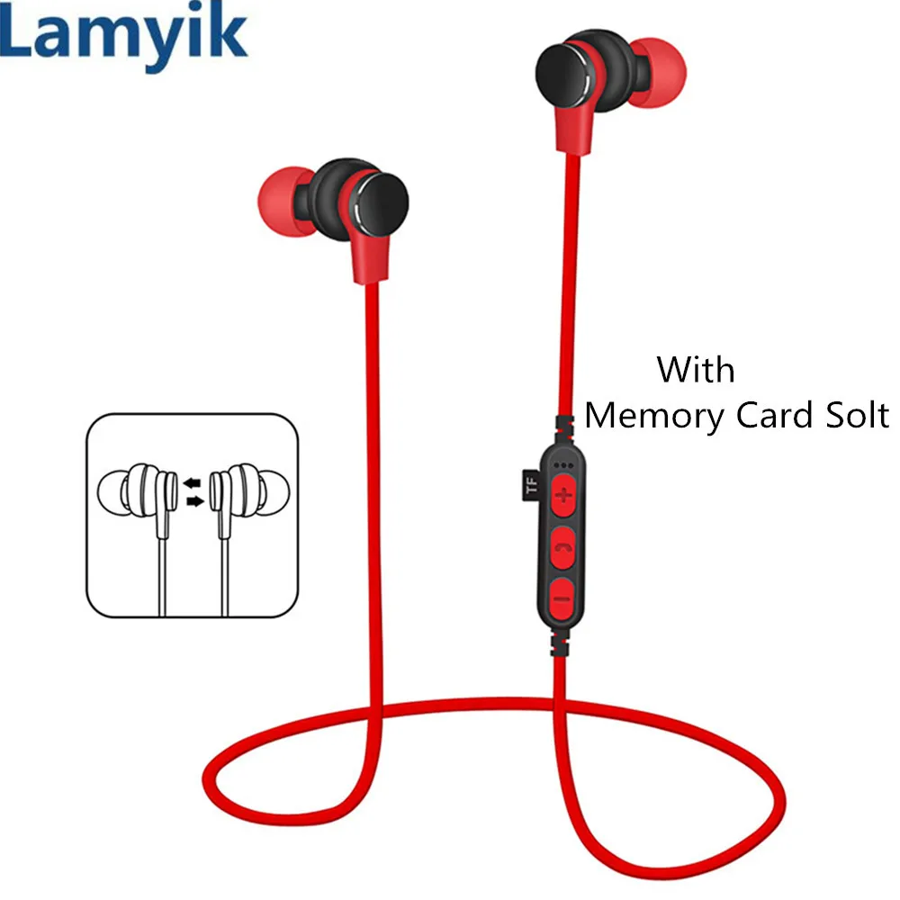 Lamyik Магнитная TN Active Шум отмена спорта Bluetooth наушники/Беспроводной гарнитура для