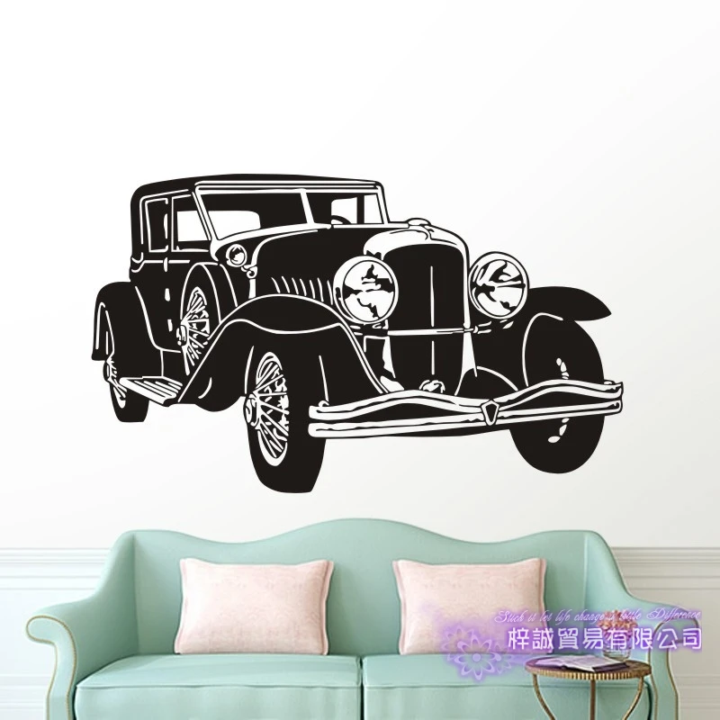 Классические автомобильные наклейки для автомобилей настенные Стикеры