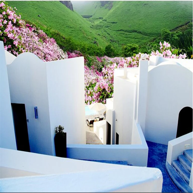 Пользовательские обои beibehang в европейском стиле греческая архитектура белый