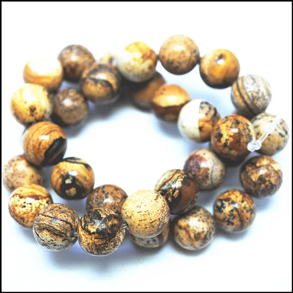 12mm nature gem stone round ball beads strings sodalite fossile picaso white jadee picture jasperr crack crystal | Украшения и