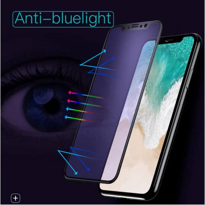 Закаленное стекло baseus для iPhone X, защитная ультратонкая 3D Защитная пленка с боковым краем 9H для iPhone 10