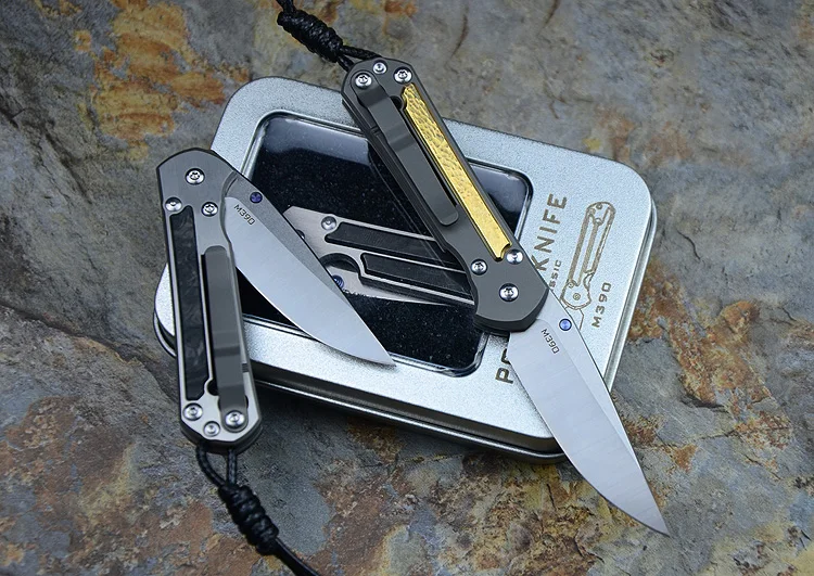 Кевин Джон маленький sebenza 21 складной нож M390 лезвие TC4 титановая ручка Открытый Отдых Охота карманные Фруктовые Ножи EDC инструменты