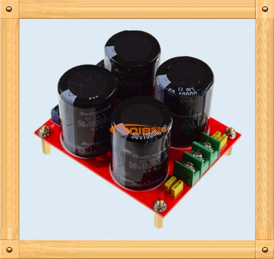 Бесплатная доставка! 5 шт. выпрямитель с двойной мощностью/10000 мкФ * 4 платой