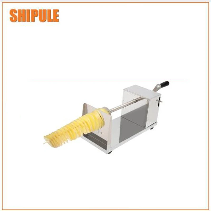 

Fully automatic electric operate potato tower spiral cutter/potato tower spiral cutting machine