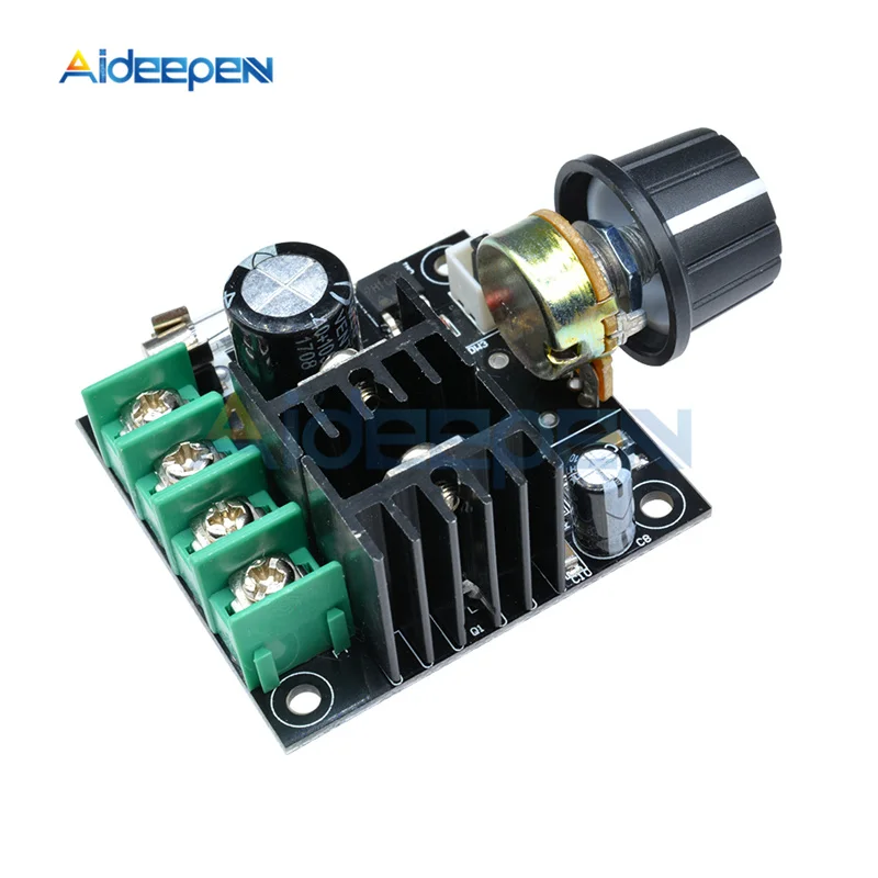 DC 12 V-40 V 10A 400W режимы Auto, pwm контроллер скорости двигателя постоянного тока модуля вольт регулятор диммер 3 кГц Частотный с ручка переключателя 24V 32V постоянного тока