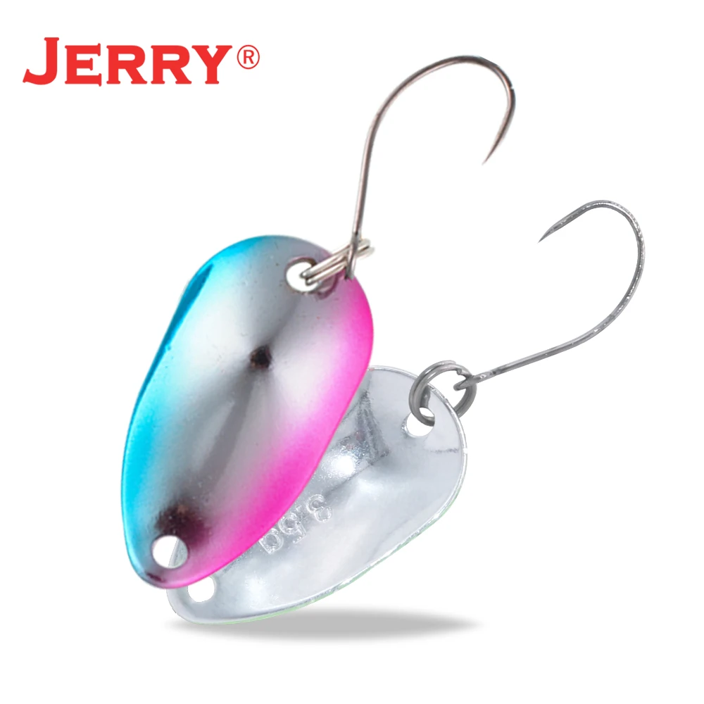 Jerry 1 шт. 2 г 3,5 г 4,5 г микро рыболовные ложки воблер несколько цветов рыболовные приманки Спиннер приманка форель ложка