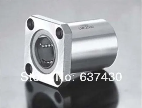 

50pcs/lot LMK25UU 25mm square flanged type linear bearing