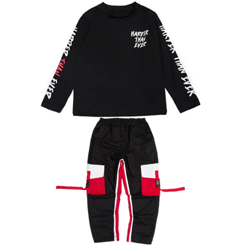 Детская футболка с длинными рукавами для джазовых бальных танцев одежда девочек