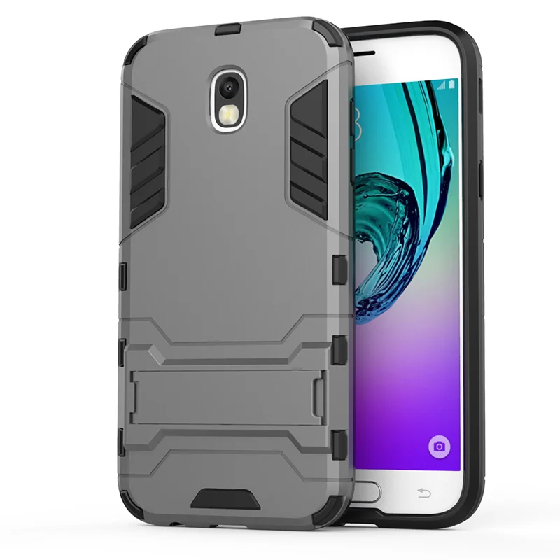 Yuetuo роскошный защитный чехол для samsung galaxy j3 j5 j7 j 3 j330 j530 j730 пластиковый Гибридный противоударный чехол для задней панели телефона
