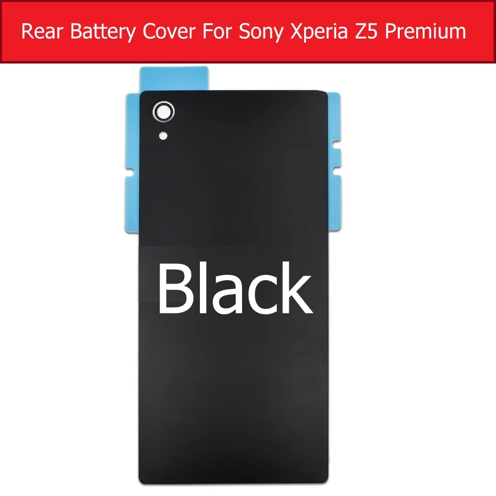 Задняя крышка батарейного отсека для Sony Xperia Z5 Premium E6883 E6866 E6853 Daul стеклянная чехол +