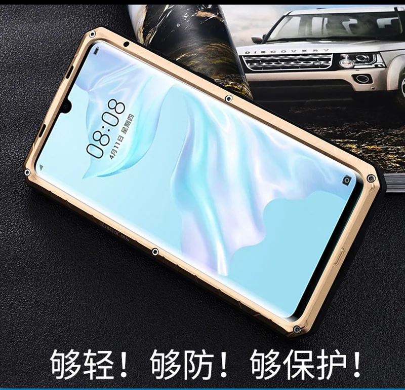 Для huawei 30 Pro корпус авиации Алюминий сплав металл+ кремнезема задняя крышка для huawei P30 Lite/P30 телефон случаях