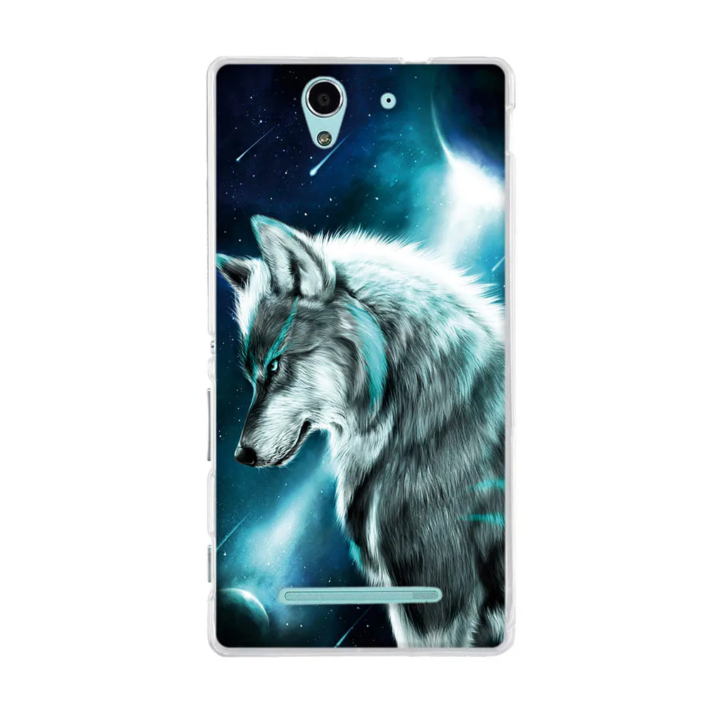 Чехол для Sony Xperia C3 D2533 5 дюймов мягкий TPU чехол C 3 чехлы c3 | Мобильные телефоны и
