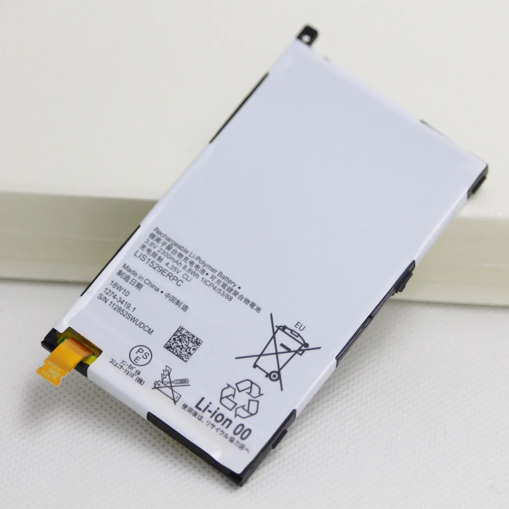 5 шт./лот Новый аккумулятор для Sony Xperia Z1 Compact mini Z1c D5503 M51W 2300 мАч LIS1529ERPC мобильный
