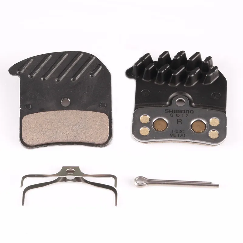 SHIMANO H03A H03C дисковые Тормозные колодки для Saint Zee BR M820 M640 M8020 Смола металлический плавник колодки Набор - Цвет: H03C metal