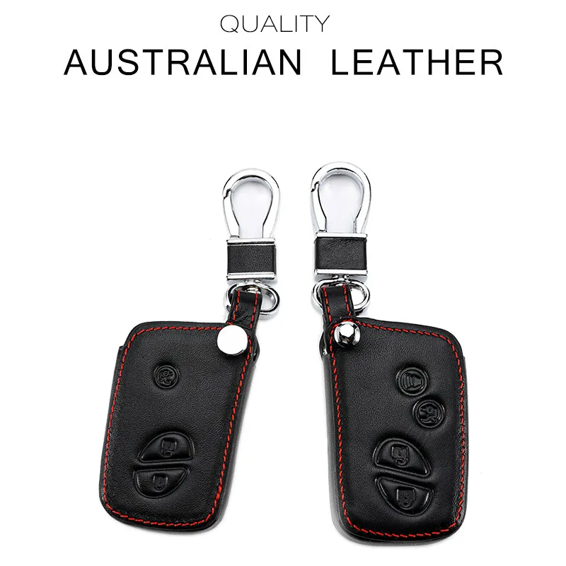 Чехол для автомобильного ключа кожаный Lexus Smart Key Es 300h 250 350 Is Gs Ct200h Rx Ct200 Es240 Gx400 Lx570