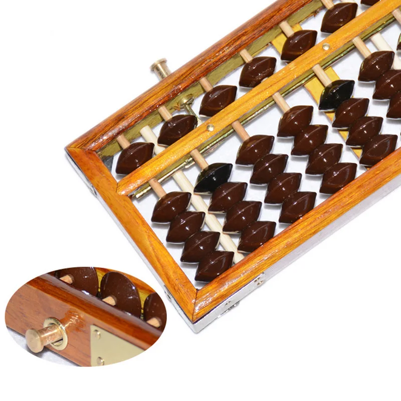 Японский соробан стиль деревянный счеты рамка бусина Классический старинный