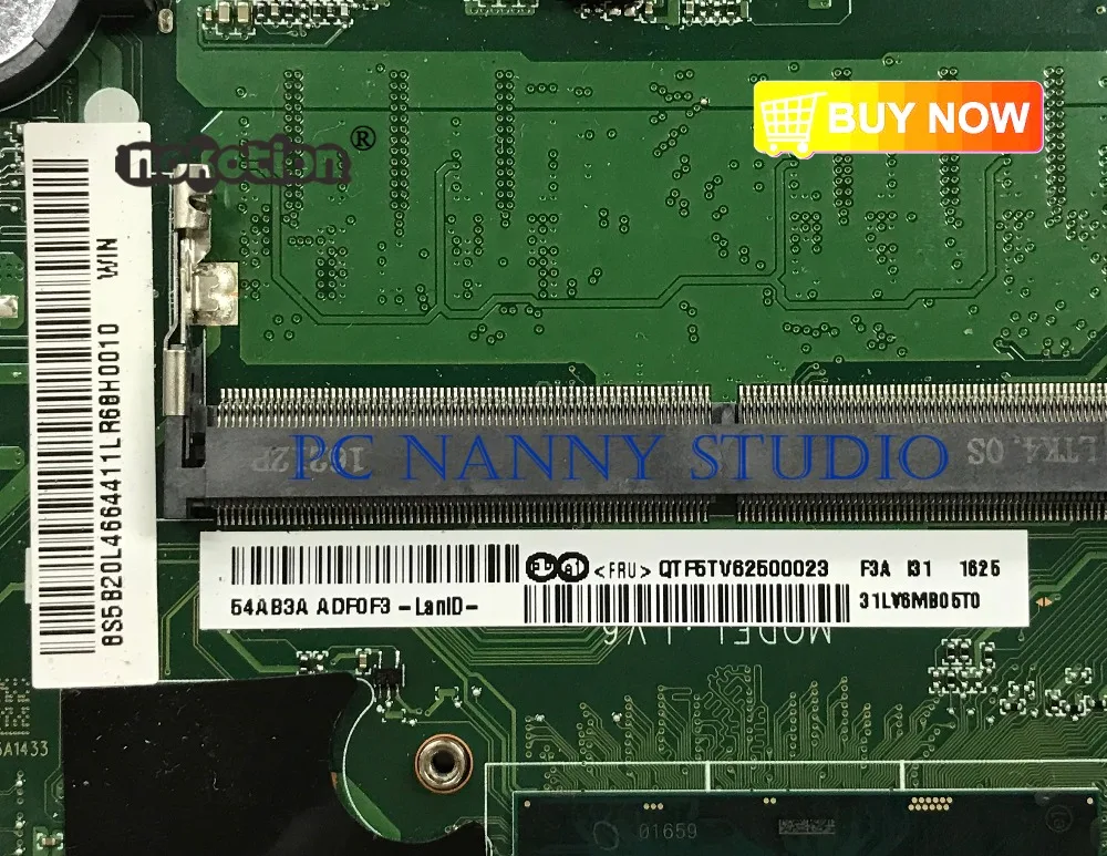 Pananny DA0LV6MB6F0 для lenovo V310 V310-15ISK Материнская плата ноутбука I3-6100U DDR4 тестирование