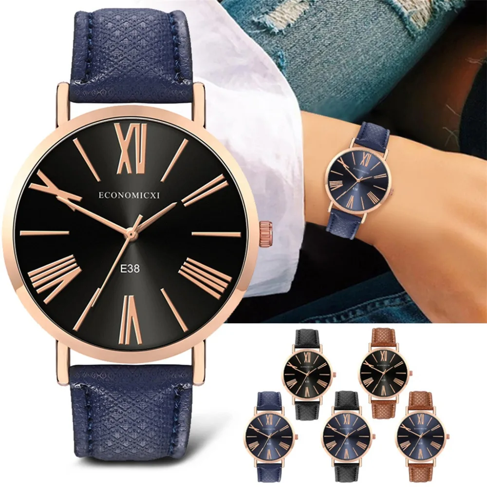 Люксовый бренд Reloj GMT темперамент бизнес Римский цифровой Круглый женские