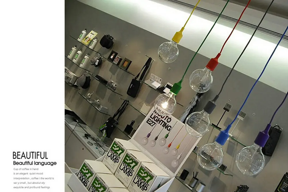 Подвесная лампа E27 цветная винтажная|light dining|colorful pendant lamppendant lamp |