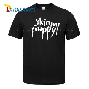Новинка, модная футболка с коротким рукавом для облегающего щенка, Мужская футболка, топы с круглым вырезом, Мужская одежда, футболка