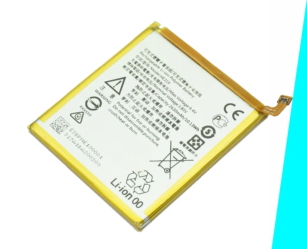EVENZEAL 15PCS/LOT Smart Mobile Phone Replacement Battery For Nokia 3 1038 1028 1032 TA-1020 HE319 / HE 319 2630mAh 10.13Wh | Мобильные