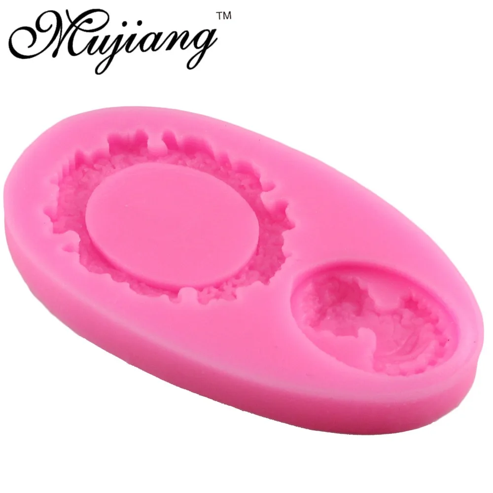 Зеркальная рамка для торта Mujiang силиконовая форма свадебные инструменты