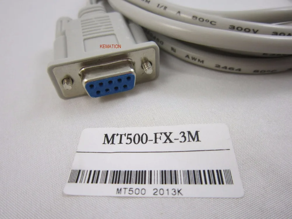Совместимый 9-контактный MT500-FX кабель для подключения сенсорной панели серии MT500 и