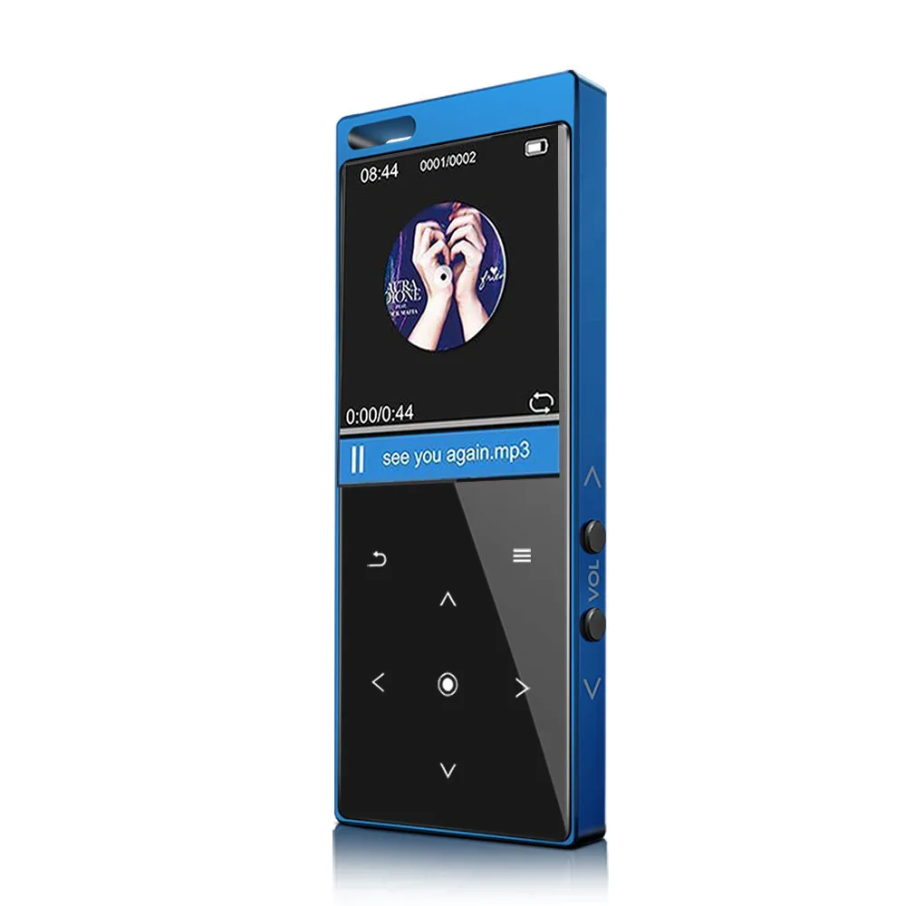MP4 плеер с Bluetooth без потерь hi-fi звук MP4 музыкальные плееры сенсорная кнопка встроенный громкий динамик с FM+ Бесплатный шнурок в подарок