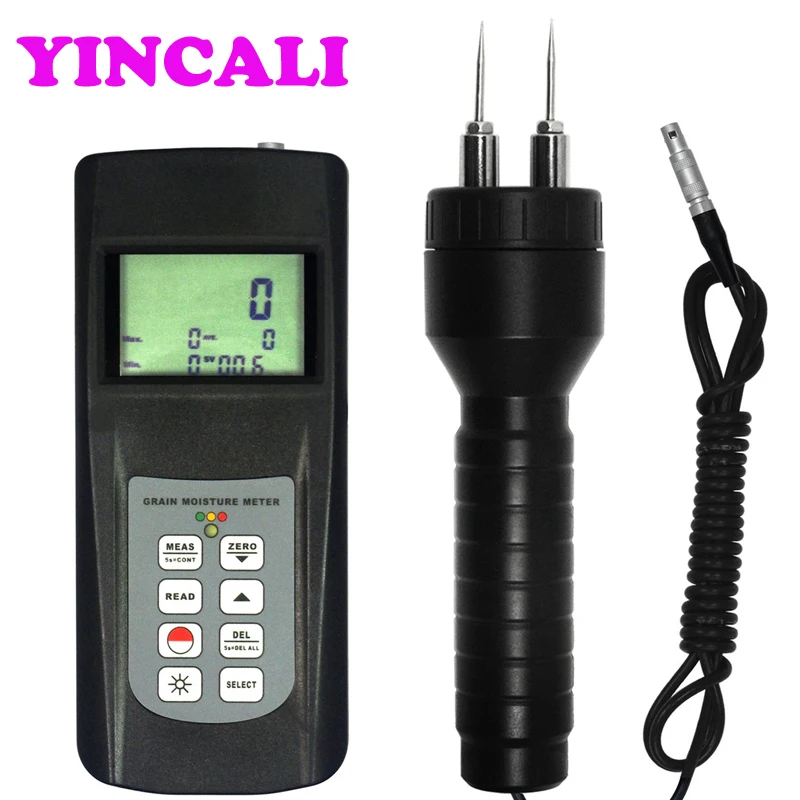 

High Accuracy Multi-functional Moisture Meter Tester MC-7828P for Wood Fiber Materials Wooden Articles etc. 10 Measurement Codes