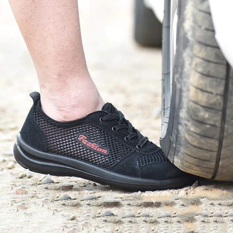 Походная обувь летняя дышащая мужская защитная рабочие защитные ботинки со