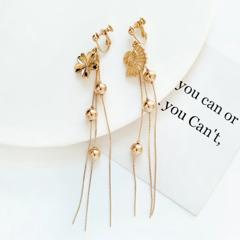 Длинные висячие серьги с кисточками новинка 2018 модные ювелирные изделия оптовая