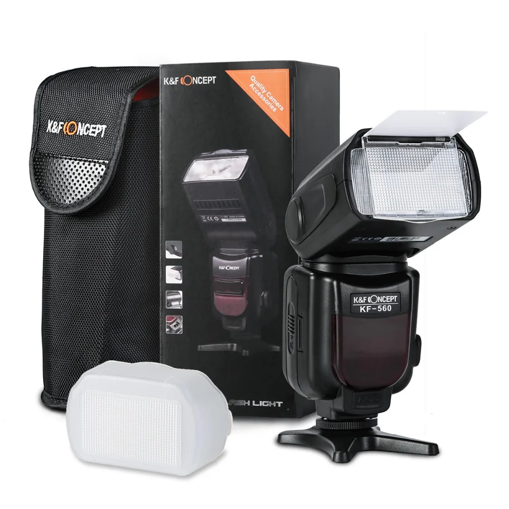 Новая KF-560 камера Speedlite Фонарик поддерживает ручное управление несколько режимов