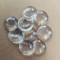 jewelery parts 10pc20pc50pc 25mm wholesale round clear glass cabochons tray pendant cover round cabochons
