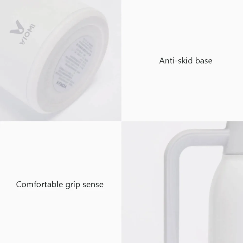Xiaomi Mijia VIOMI 1.5L Kettle Thermos Cups Stainless Steel Vacuum 24 Hours Flask Water Smart Leakproof Single Hand Use Bottle