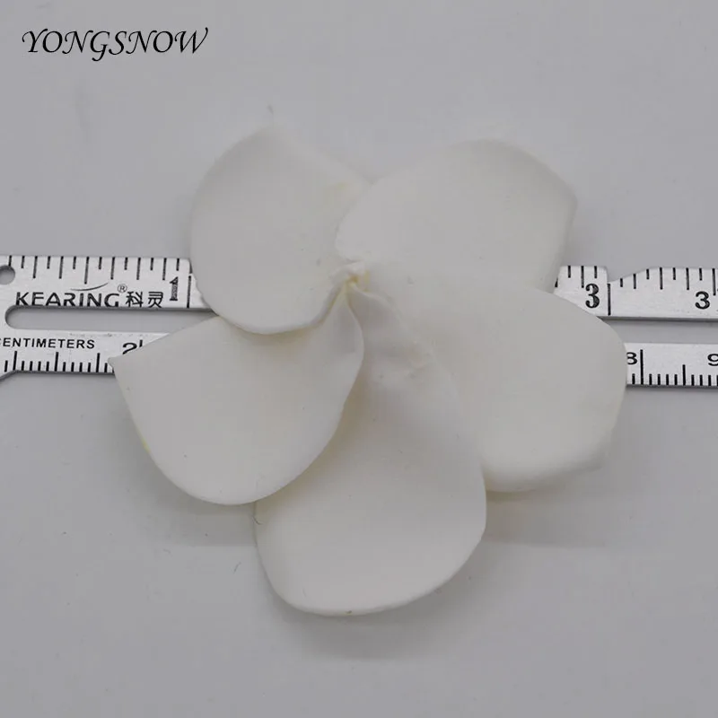 10 шт. Плюмерия PE Пена Frangipani искусственный цветок головной убор домашний сад Цветы из яйца Свадебные украшения вечерние принадлежности