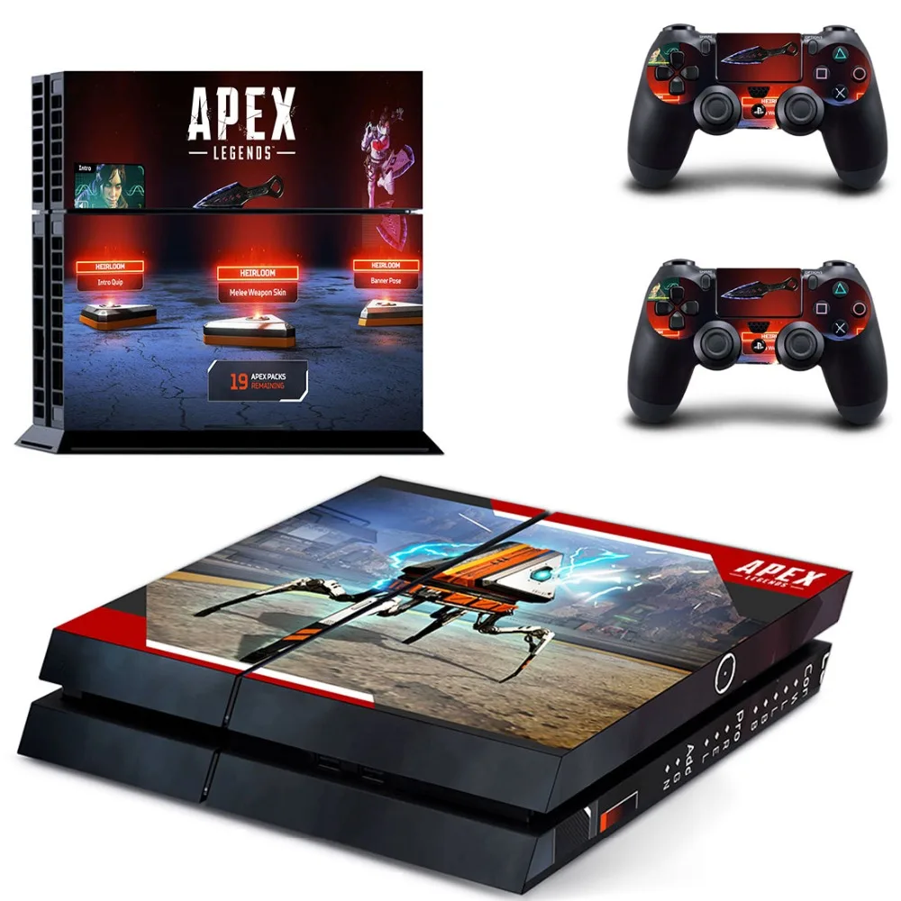 Игра APEX легенды PS4 переводная картинка наклейка для Sony PlayStation 4 консоли и 2