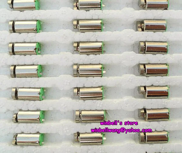 20 шт./лот, 610 на бесколлекторном двигателе для 1,5 V 3В вибрационных моторов 6*10 мм микро двигатель постоянного тока