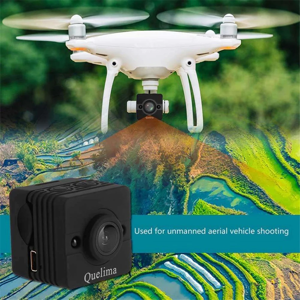 Quelima SQ12 мини 1080P FHD DVR 155 FOV Автомобильный видеорегистратор Камера Dash Cam Спортивная запись голоса циклическая запись авто аксессуар