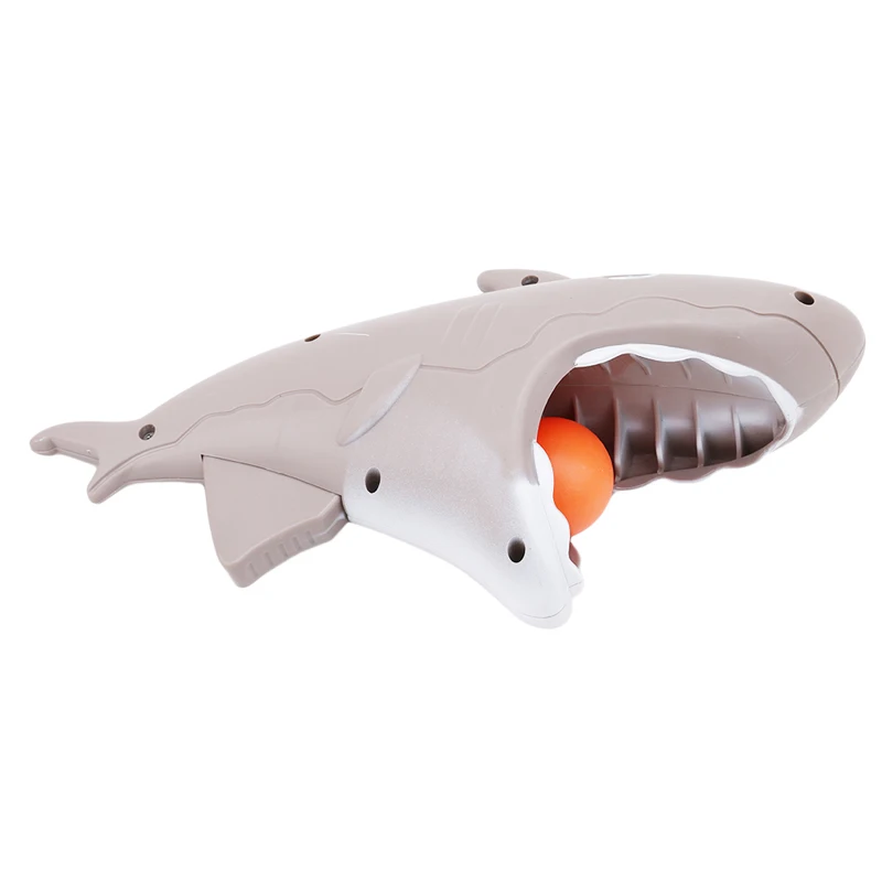 brown shark Родитель-ребенок игрушка мультфильм Акула Дельфин эжекция катапульта ловли пусковой мяч мультфильм игрушечная катапульта - Цвет: brown shark