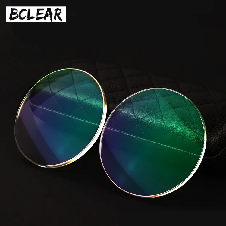 BCLEAR 1,61 линзы из смолы с индексом оптические линзы UV400 с отражающим покрытием оптические очки для близорукости короткие прицелы